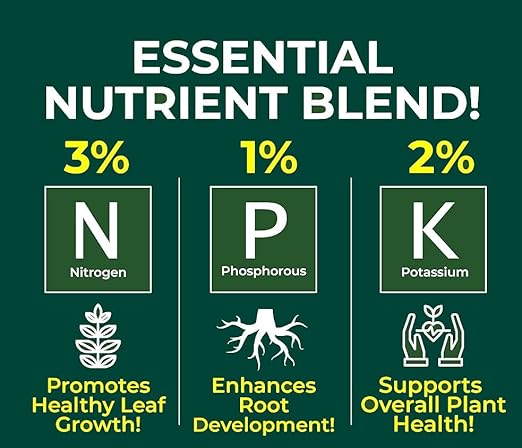 Premium Liquid Peace Lily Plant Fertilizer - 3-1-2 Concentrate for Indoor Plants and Flowers by Gardenera | Organic Plant Food for Peace Lily - 8oz