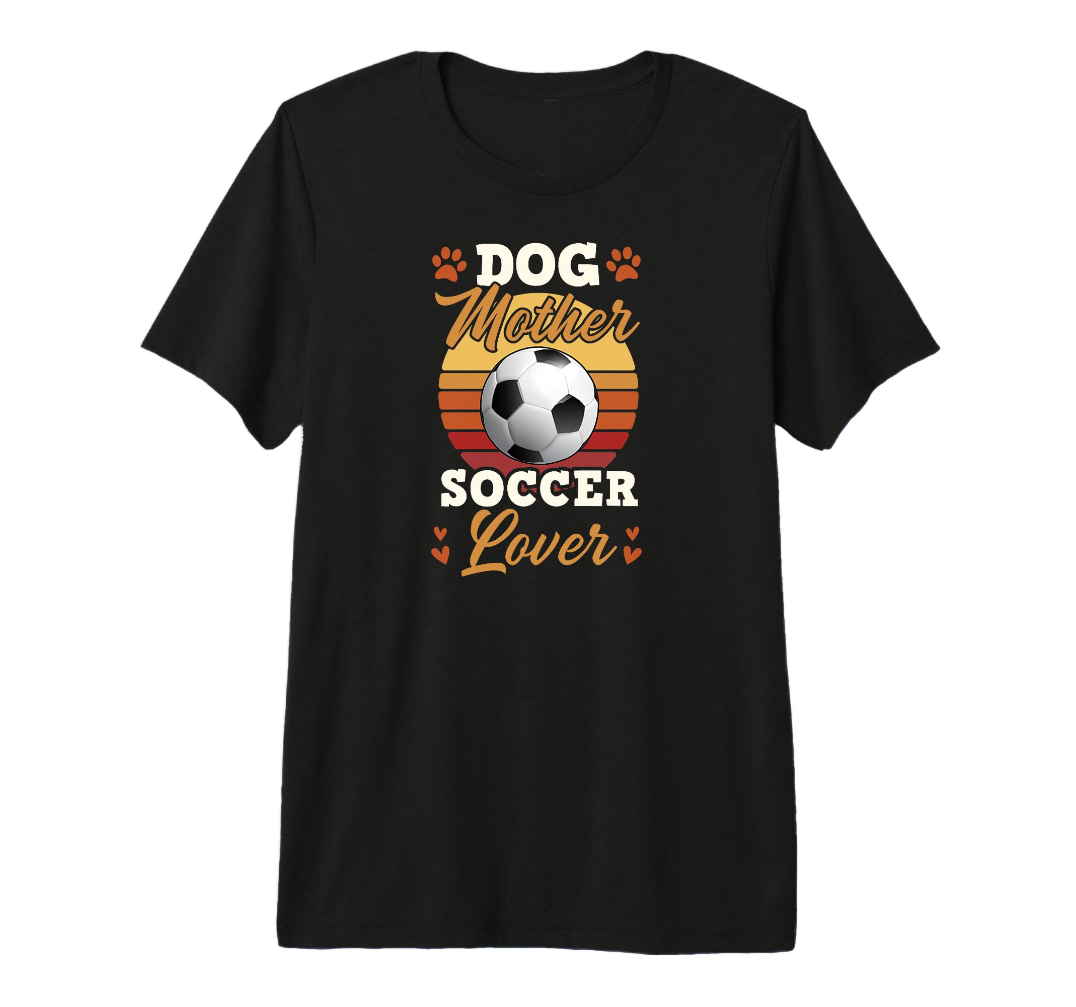 Dog Mother Soccer Lover Tri Blend T-Shirt - Novelty Apparel Men Women