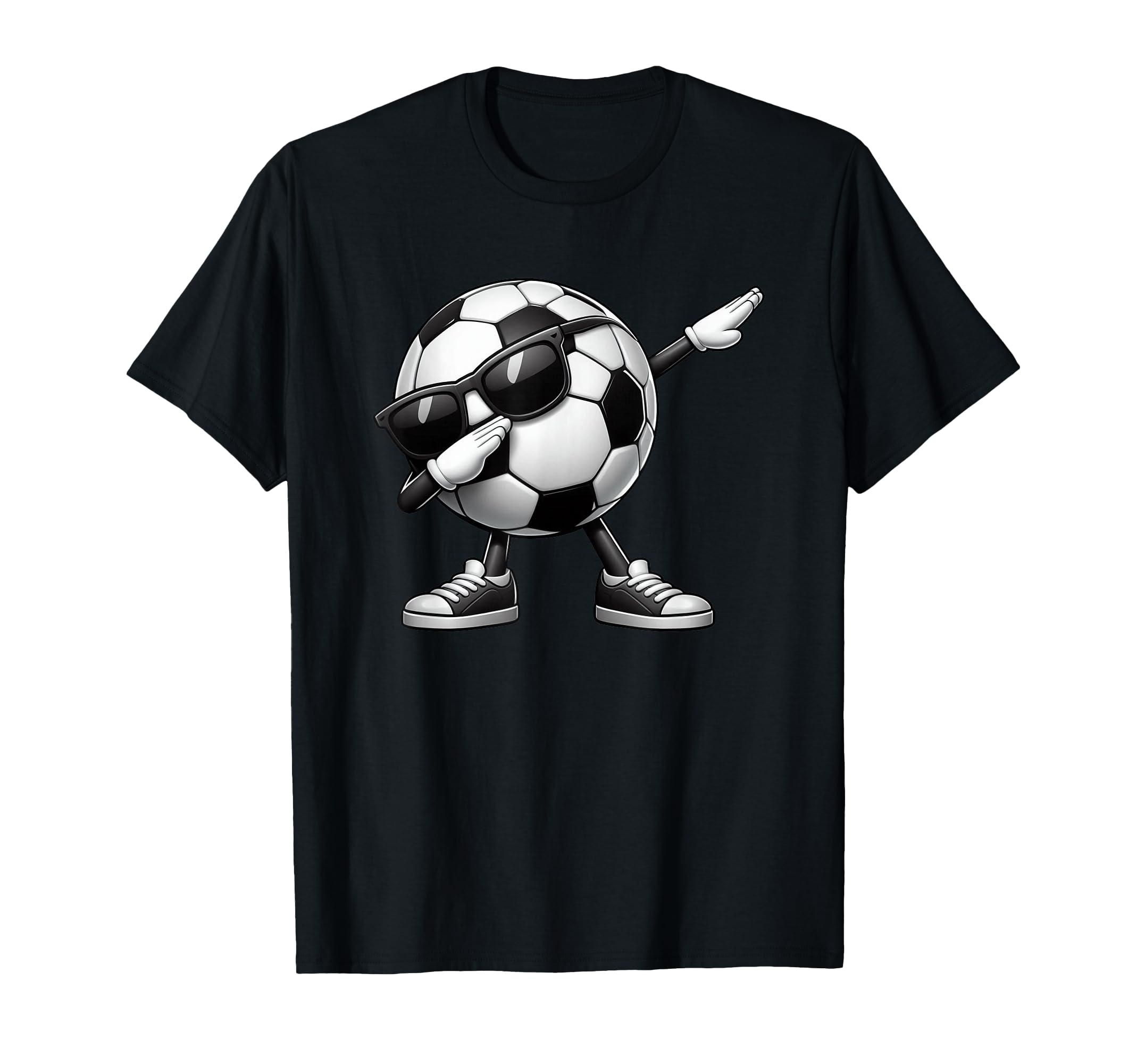 Dabbing Soccer Ball Soccer Sports Player T-Shirt - Novelty Apparel Unisex