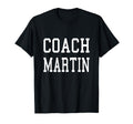 Coach Martin Custom Football Soccer T-Shirt - Custom Art Print for Adults