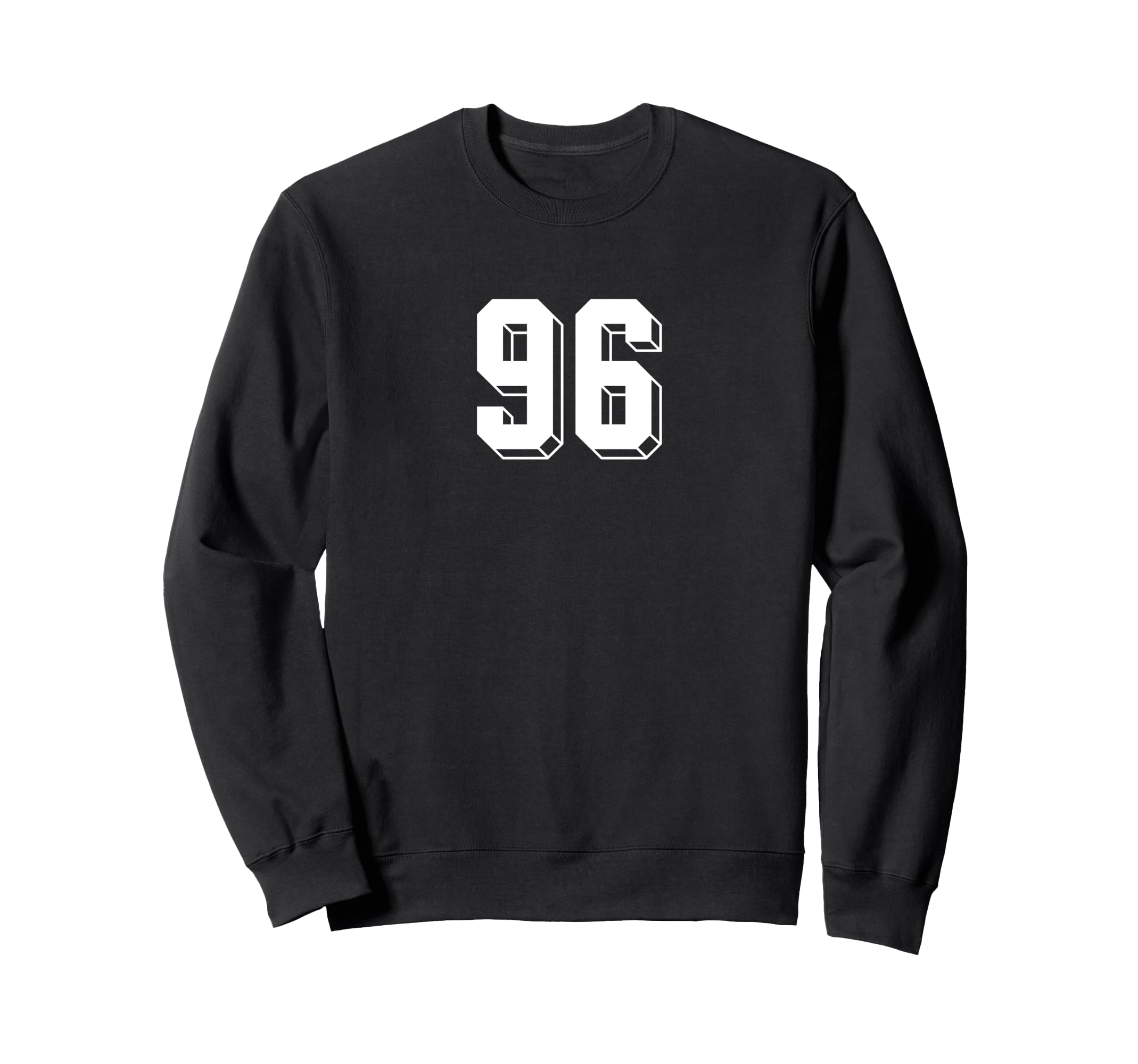 Number 96 80S 90S Soccer Team Sweatshirt - Fun Novelty Design Unisex