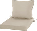 19"x19" Outdoor Cushion for Patio Furniture – Water-Repellent & Fade-Resistant Patio Chair Cushion for Garden, Deck, or Porch – Cream