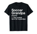 Soccer Grandpa Definition Funny Sports T-Shirt - Unique Graphic for Adults