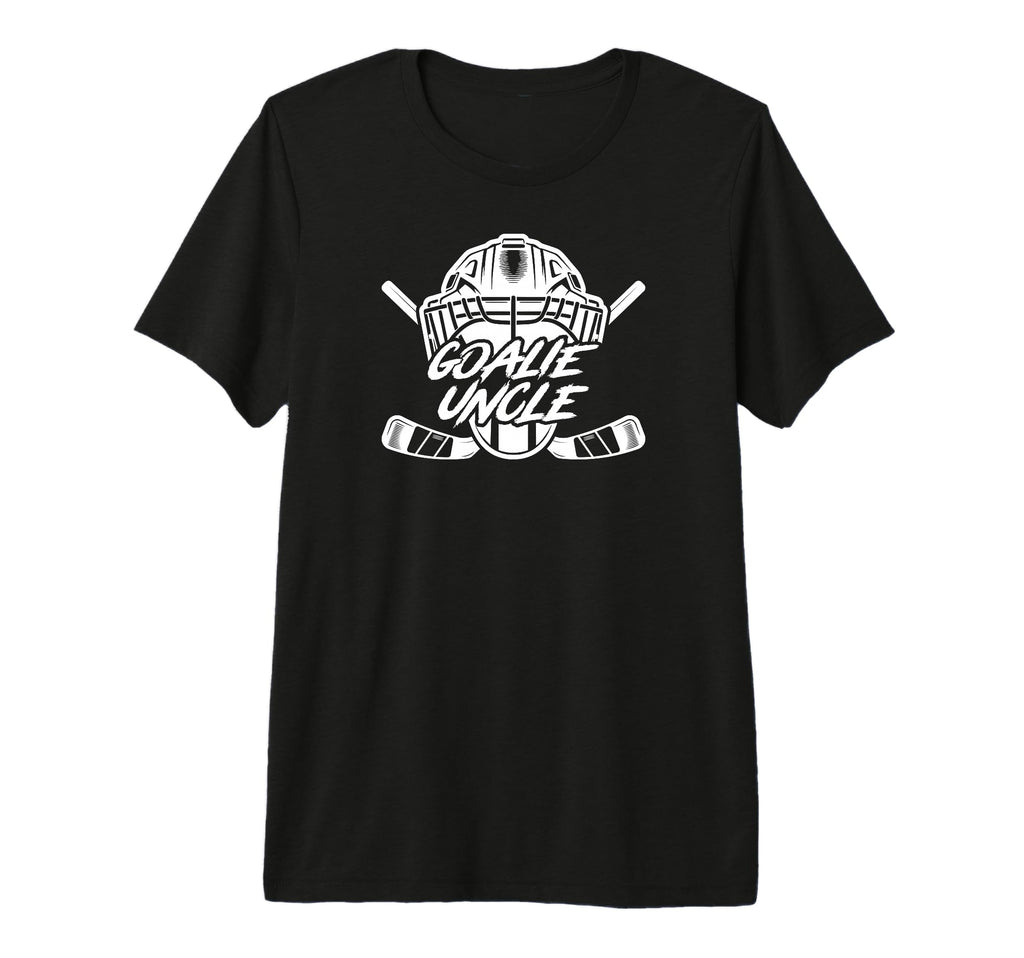 Mens Ice Hockey Goalie Uncle T-Shirt - Casual Everyday Wear Men Women