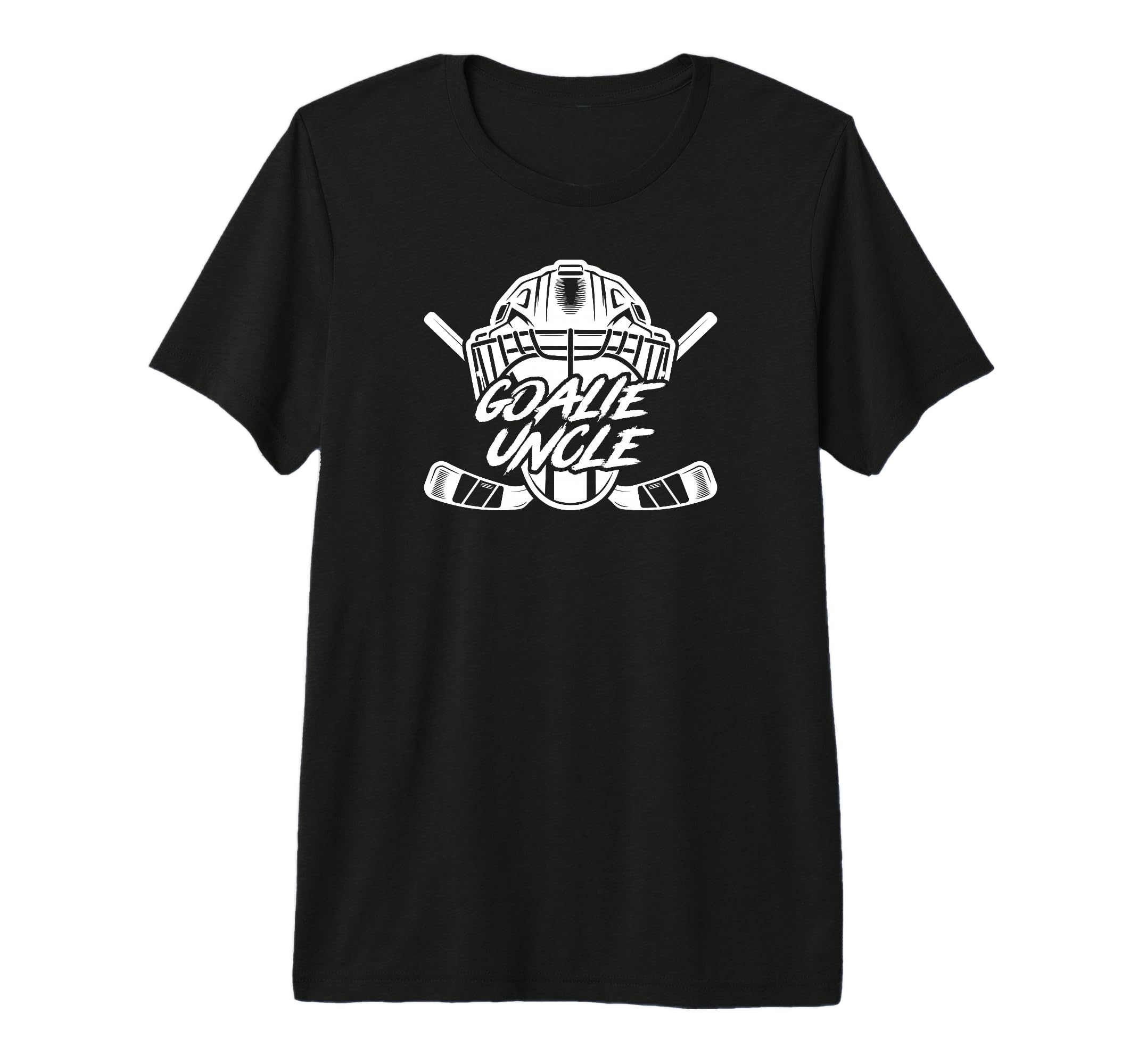 Mens Ice Hockey Goalie Uncle T-Shirt - Casual Everyday Wear Men Women