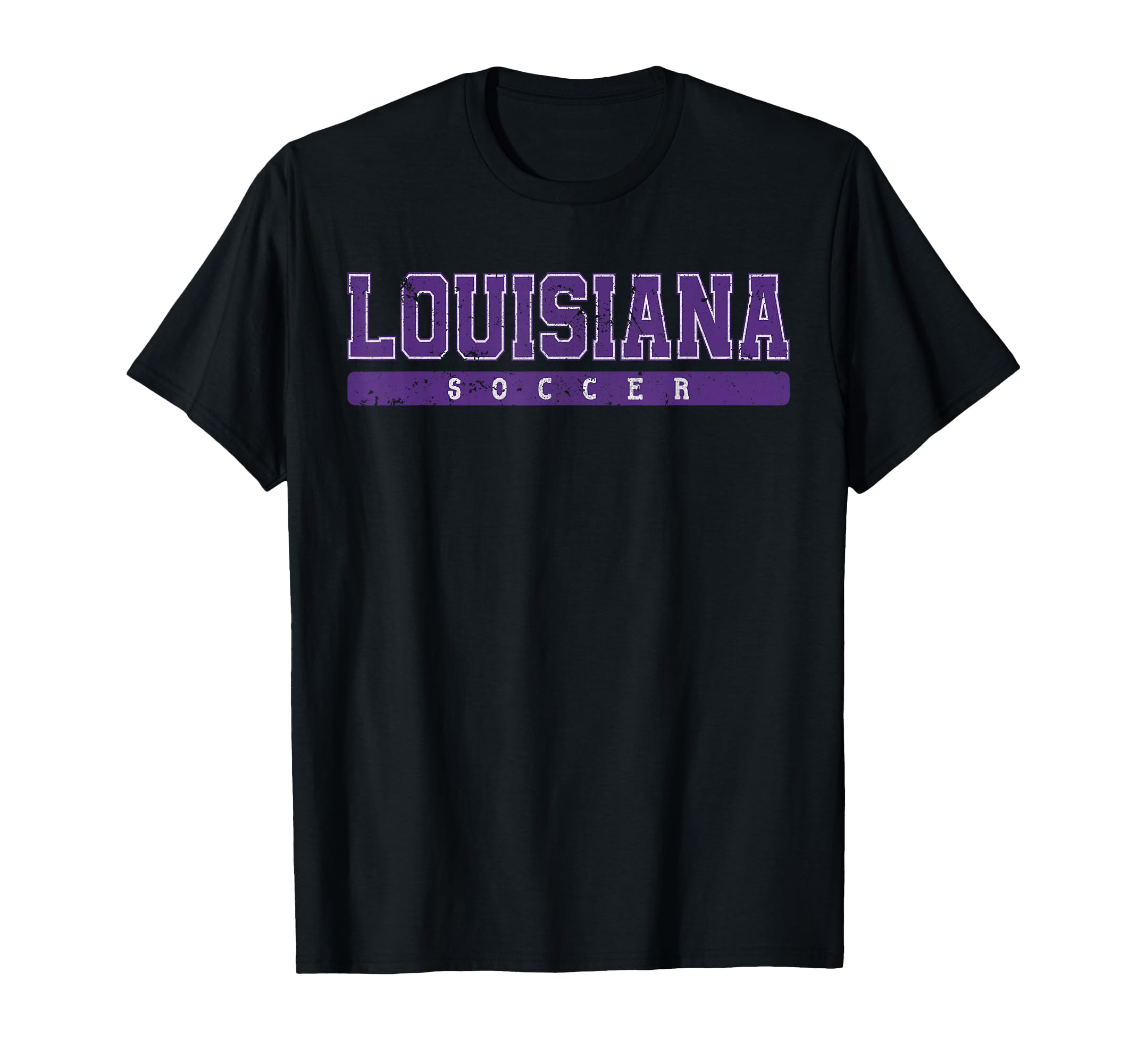 Louisiana Soccer Tees Tanks Tops T-Shirt - Graphic Print Unisex
