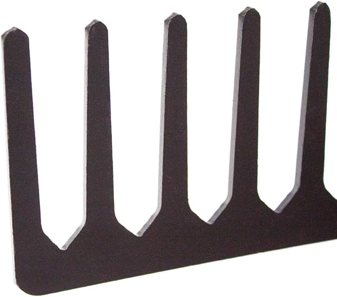 Bully Tools 92301 7 Gauge 16" Level Head Rake with Fiberglass Handle, 66"