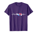 Panamanian Flag Gift Heartbeat Panama T-Shirt - Novelty Apparel Unisex