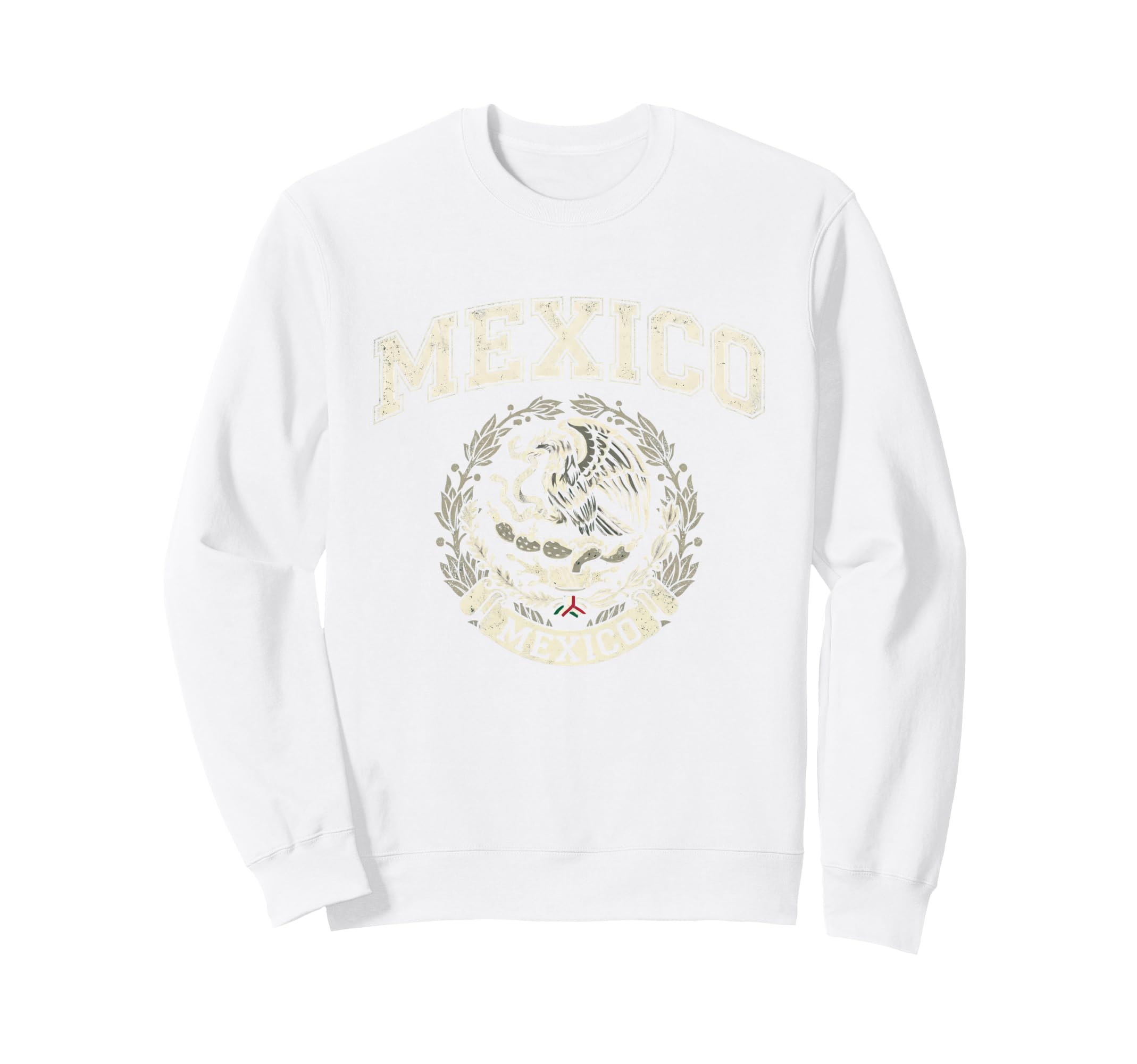Mexico Flag Mexican Hispanic Pride Sweatshirt - Minimalist Print Men Women