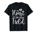 My Heart Is That Field Soccer T-Shirt - Graphic Print Men Women