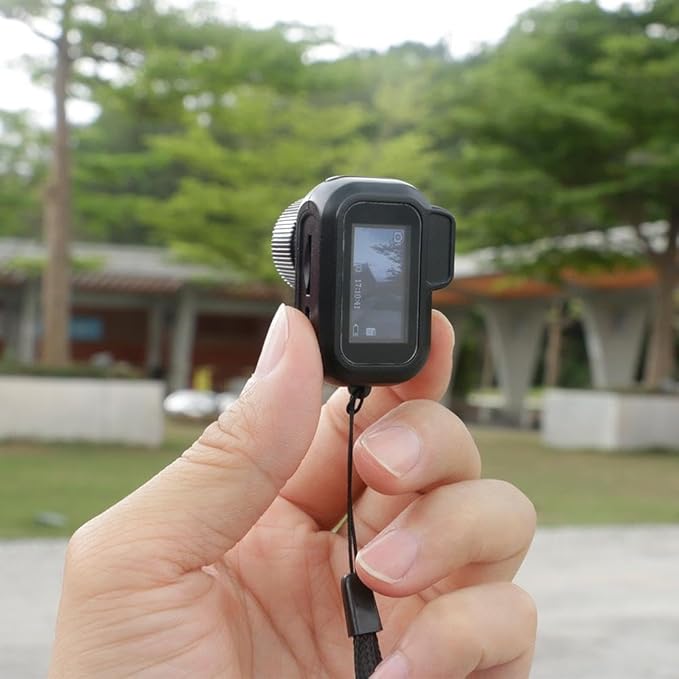 Keychain Camera, World's Smallest 1080P HD Mini Camera, Retro Portable Mini, 100 Mins Battery Life, for Students, Kids (16G)