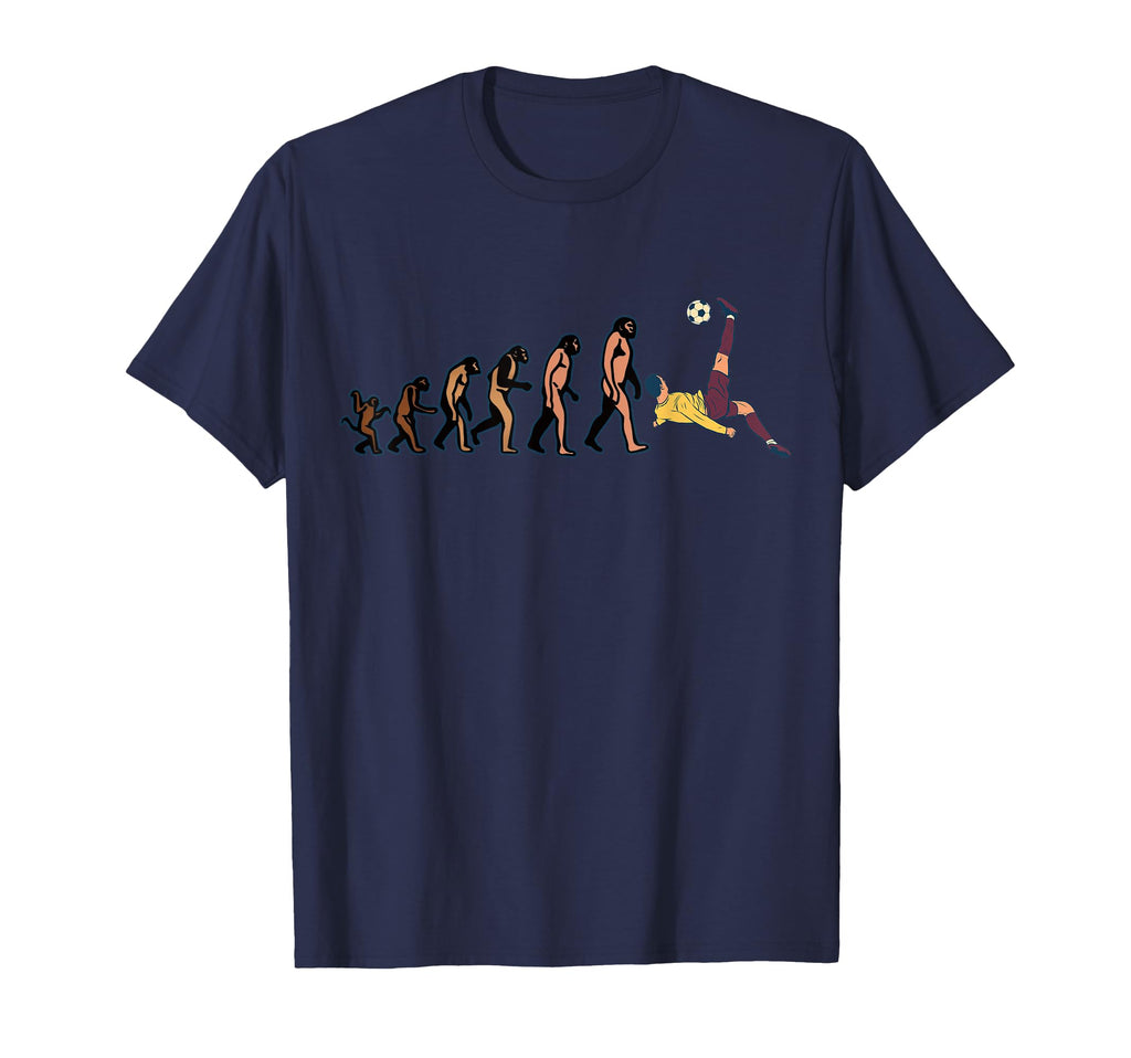 Evolution Soccer Player Coach T-Shirt - Minimalist Print Men Women
