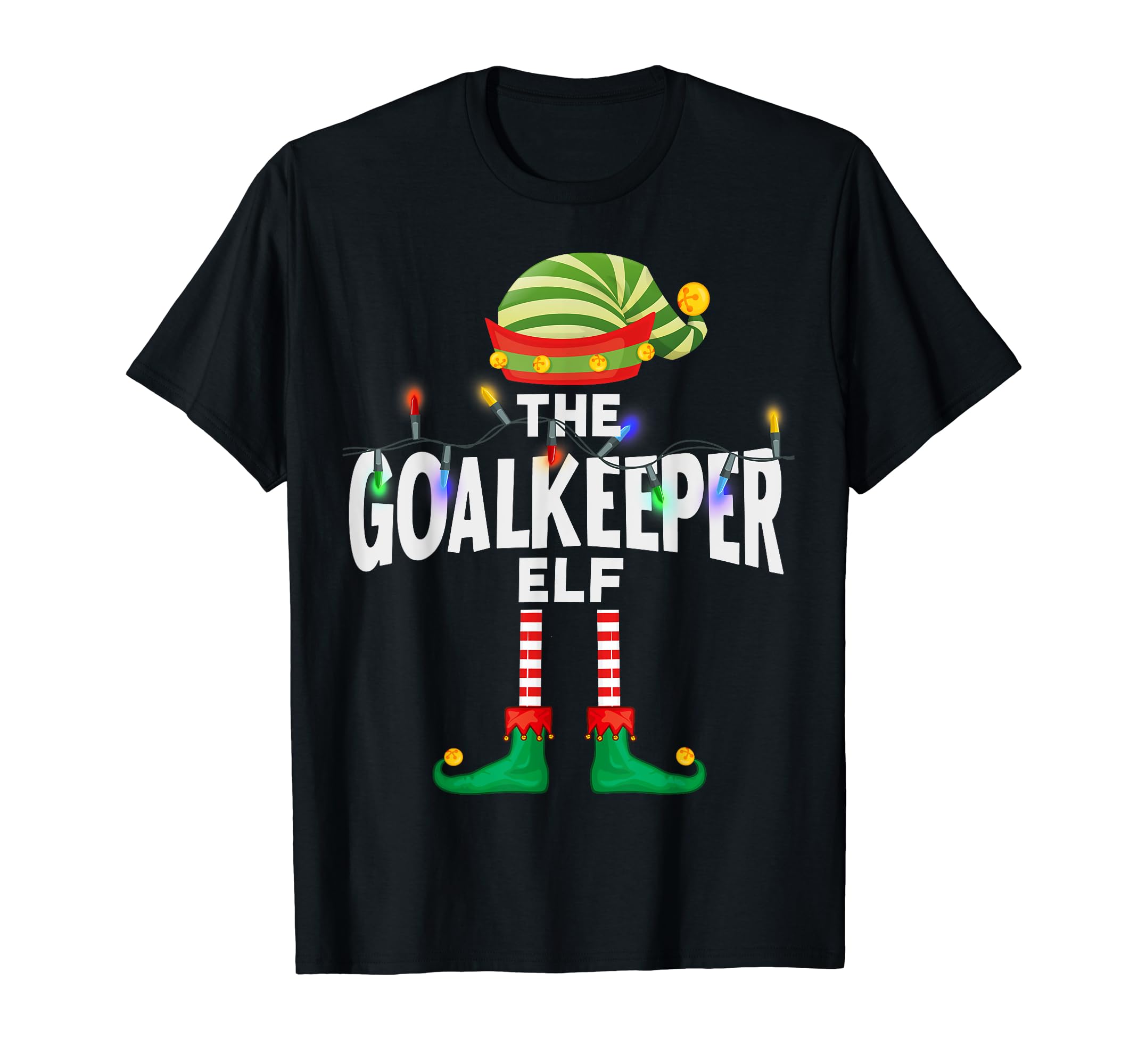 Goalkeeper Elf Matching Family T-Shirt - Aesthetic Graphic Men Women