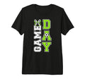 Soccer Game Day Bow Game Day Soccer Tri T-Shirt - Custom Art Print Unisex