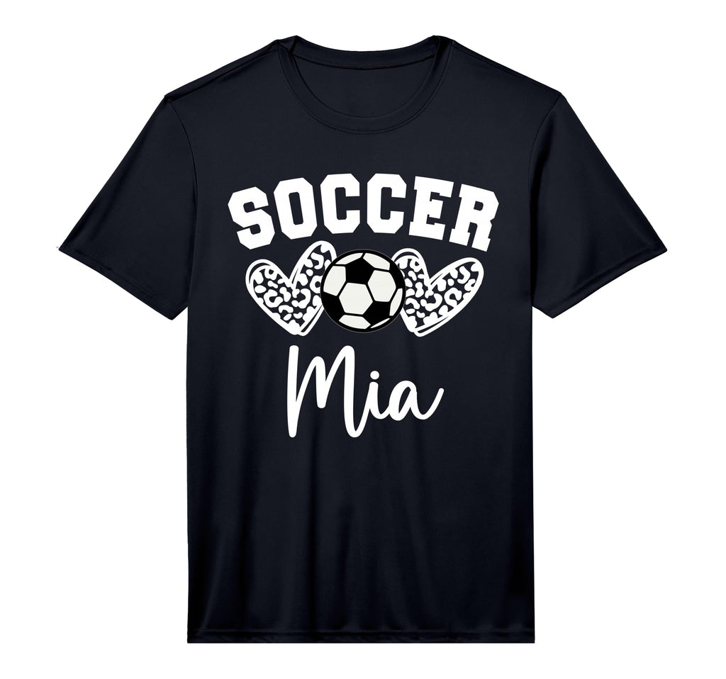 Soccer Mia Matching Family Soccer T-Shirt - Trendy Graphic for Adults