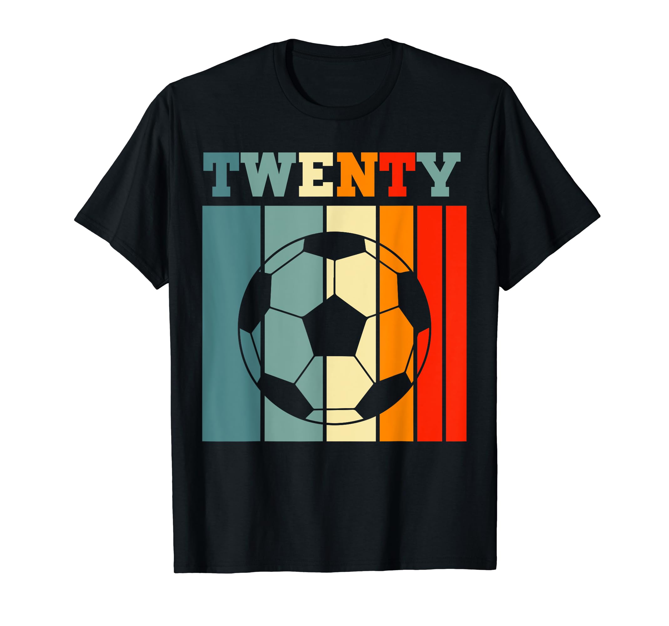 Twenty 20Th Soccer Birthday Party 20 T-Shirt - Trendy Graphic for Adults