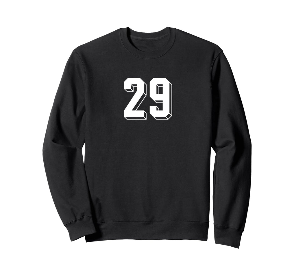 Number 29 80S 90S Soccer Team Sweatshirt - Trendy Graphic for Adults