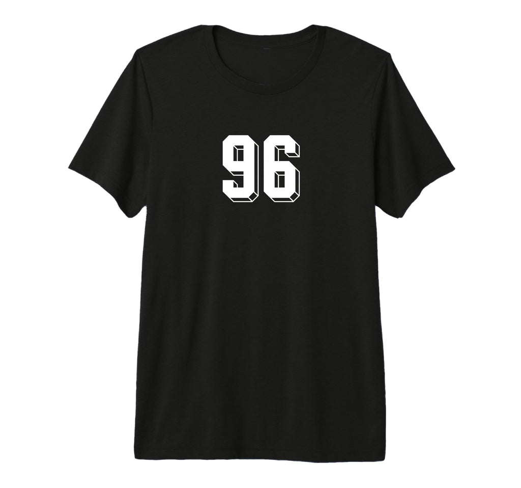 Number 96 80S 90S Soccer Team Jersey T-Shirt - Unique Graphic for Adults