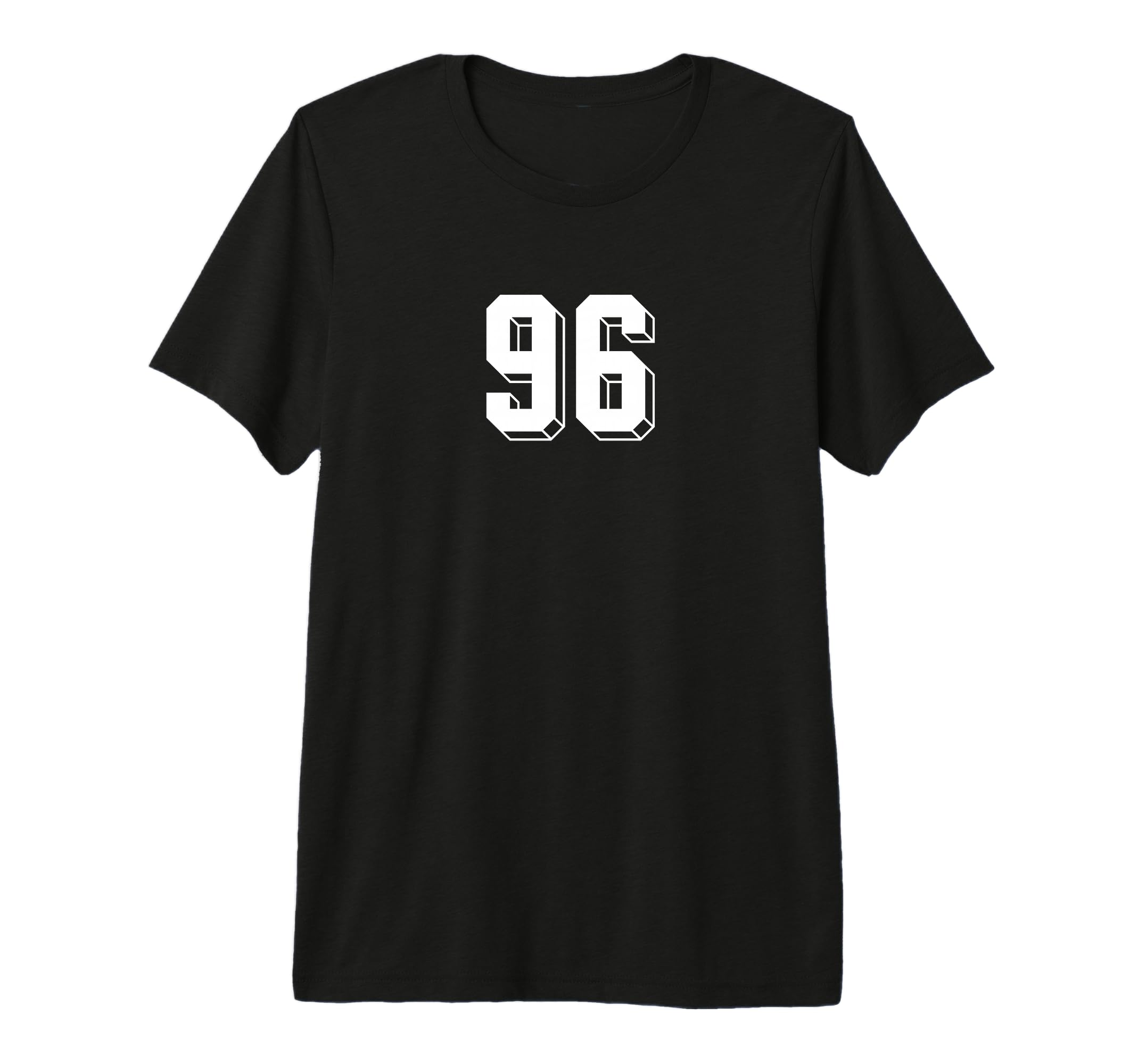 Number 96 80S 90S Soccer Team Jersey T-Shirt - Unique Graphic for Adults