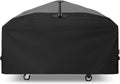 Unicook 75 Inch Griddle Cover for Blackstone 36 Inch Cooking Station with Hood, Large Flat Top Grill Cover with Sealed Seam, Heavy Duty Waterproof, Includes Support Pole