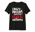 Crazy Proud Hockey Goalie Grandma Hockey T-Shirt - Trendy Graphic Unisex