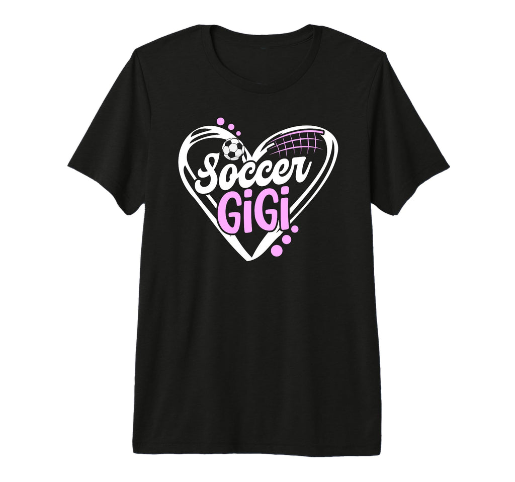 Soccer Gigi Heart Gigi Soccer Player T-Shirt - Aesthetic Graphic Unisex