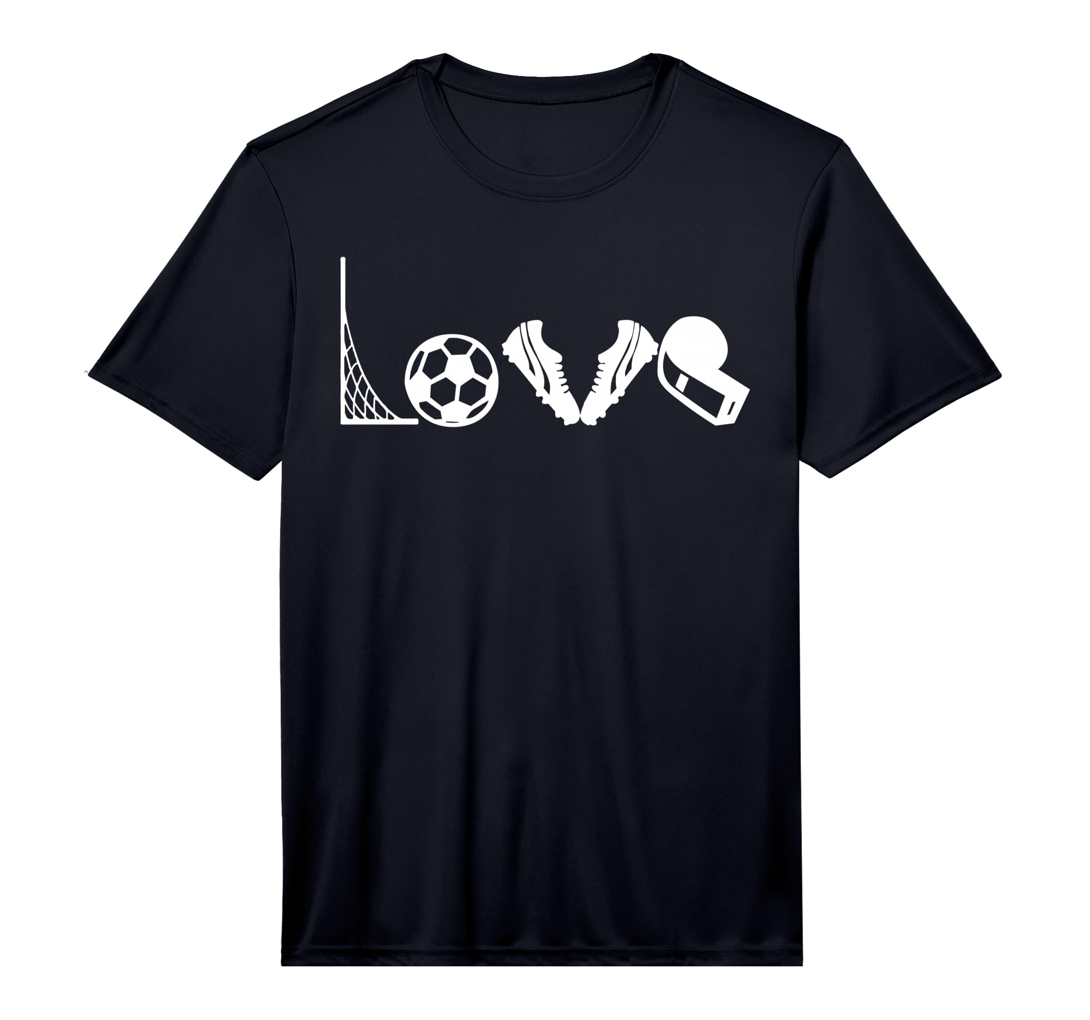 Soccer Football I Love Soccer Funny T-Shirt - Novelty Apparel for Adults