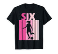 Six Soccer 6Th Bday Party 6 Years Old T-Shirt - Streetwear Style Unisex