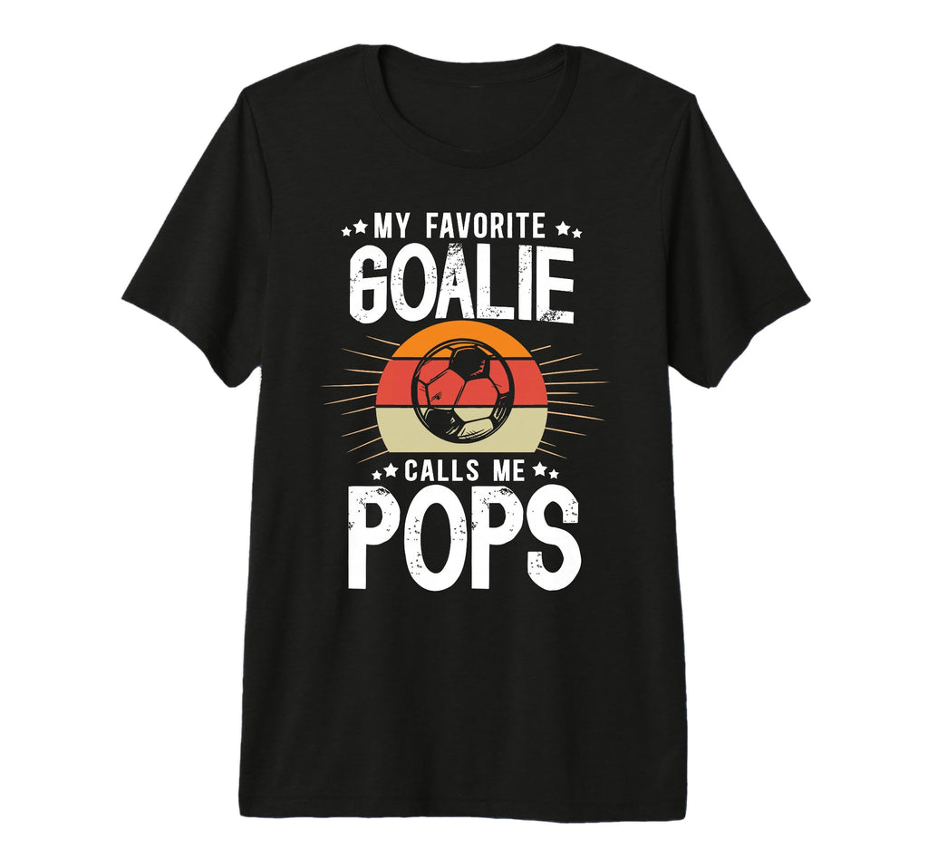 Mens My Favorite Soccer Goalie Pops T-Shirt - Aesthetic Graphic Unisex
