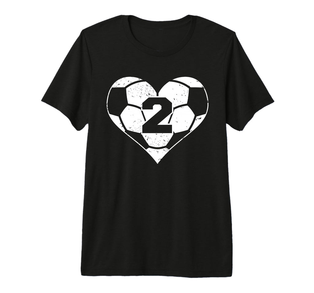 Soccer Number 2 Jersey Funny Soccer T-Shirt - Unique Graphic for Adults