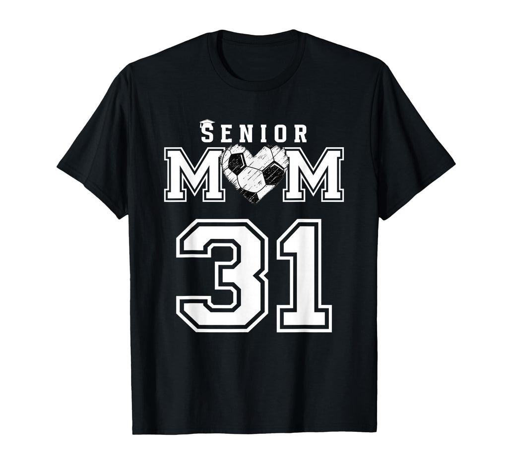 Proud Senior Soccer Mom Custom Jersey T-Shirt - Unique Graphic Men Women