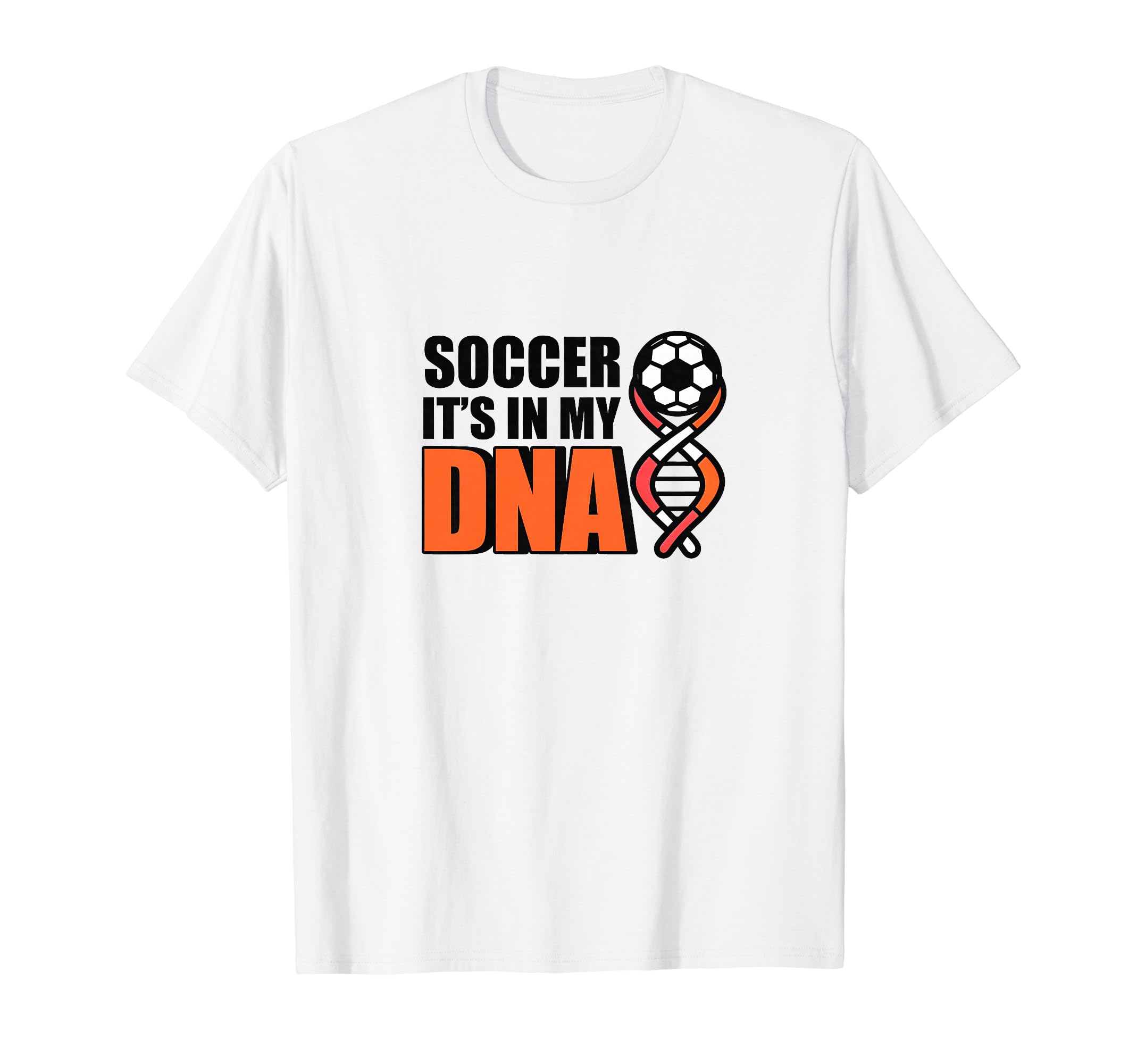 Soccer Its My Dna Soccer Coach T-Shirt - Fun Novelty Design for Adults