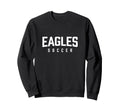 Eagle Inspired Soccer Sweatshirt - Custom Art Print Unisex