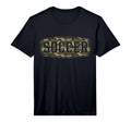 Mens Camo Soccer Camourflage Badge T-Shirt - Fun Novelty Design for Adults