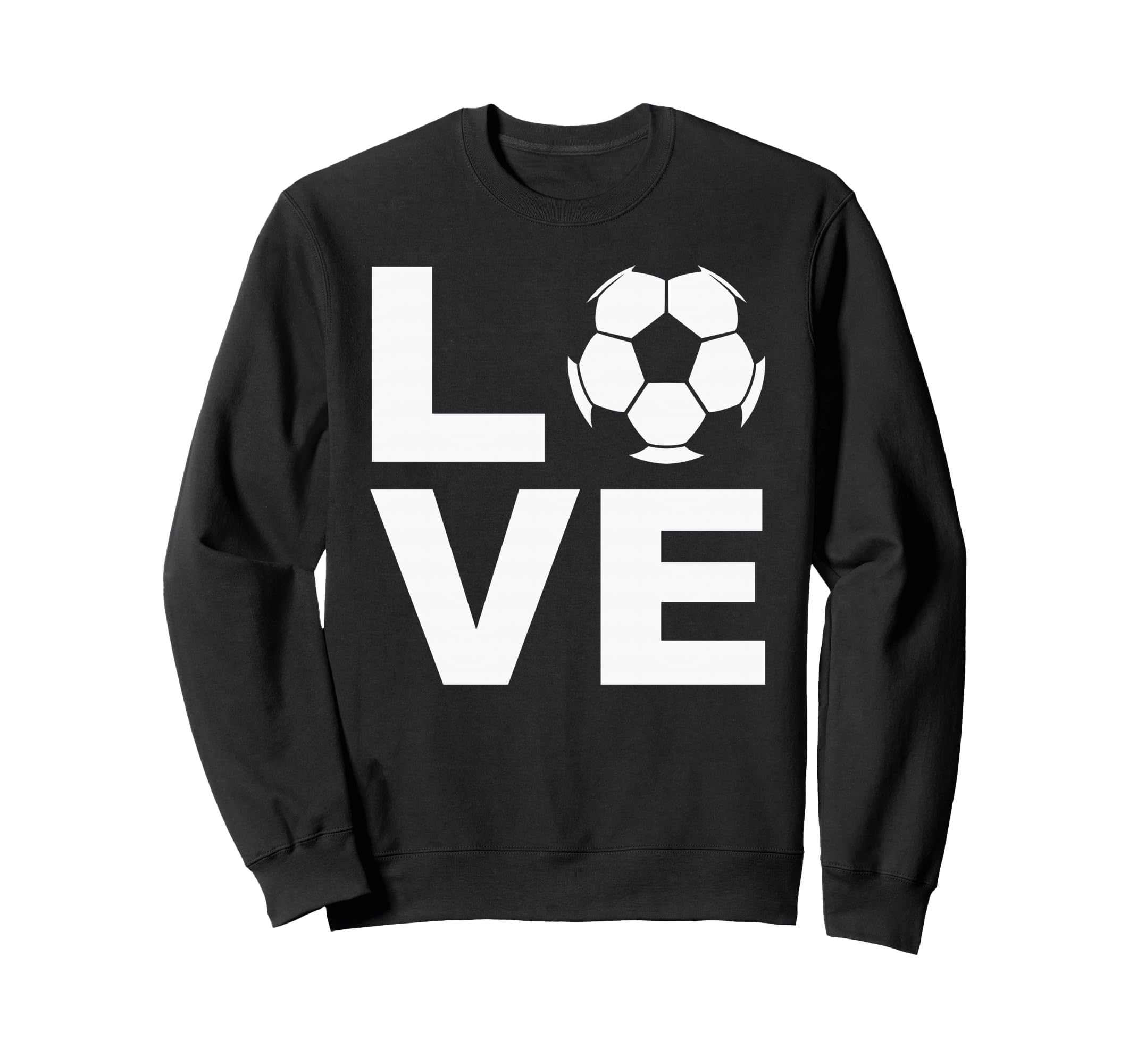 Love Soccer Soccer Players Coaches Sweatshirt - Aesthetic Graphic Unisex
