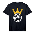 Soccer Crown Performance T-Shirt - Aesthetic Graphic Men Women
