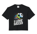 I Love Soccer Enthusiasts Ball Motion T-Shirt - Custom Art Print Men Women