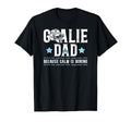 Funny Hockey Goalie Dad Ice T-Shirt - Casual Everyday Wear Men Women
