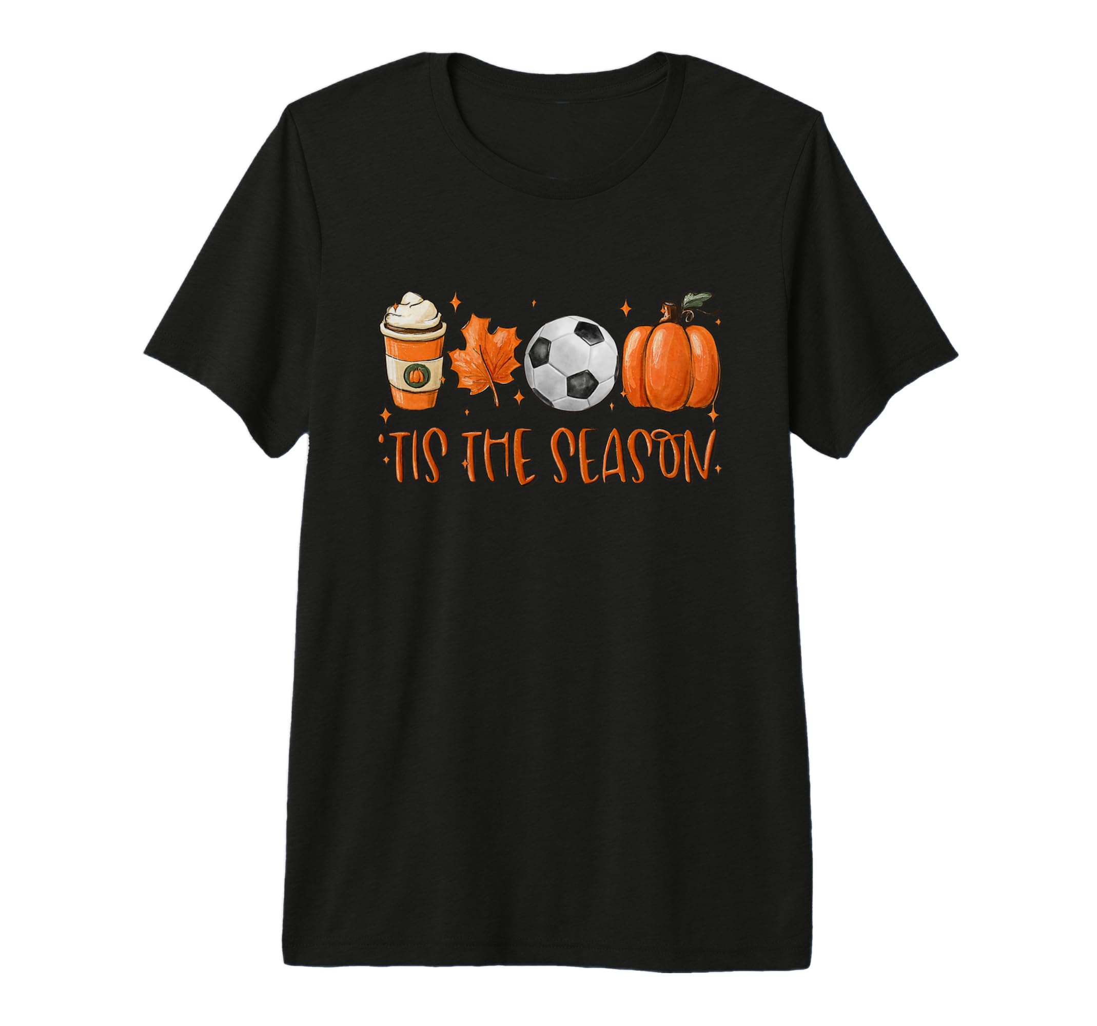 Tis Season Fall Latte Pumpkin Spice T-Shirt - Aesthetic Graphic for Adults