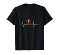 Soccer Player Gift Heartbeat Football T-Shirt - Trendy Graphic Men Women