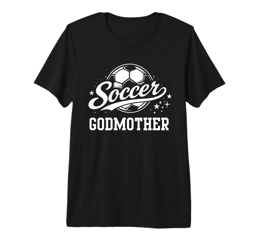 Soccer Godmother Soccer Mom Tri Blend T-Shirt - Minimalist Print for Adults