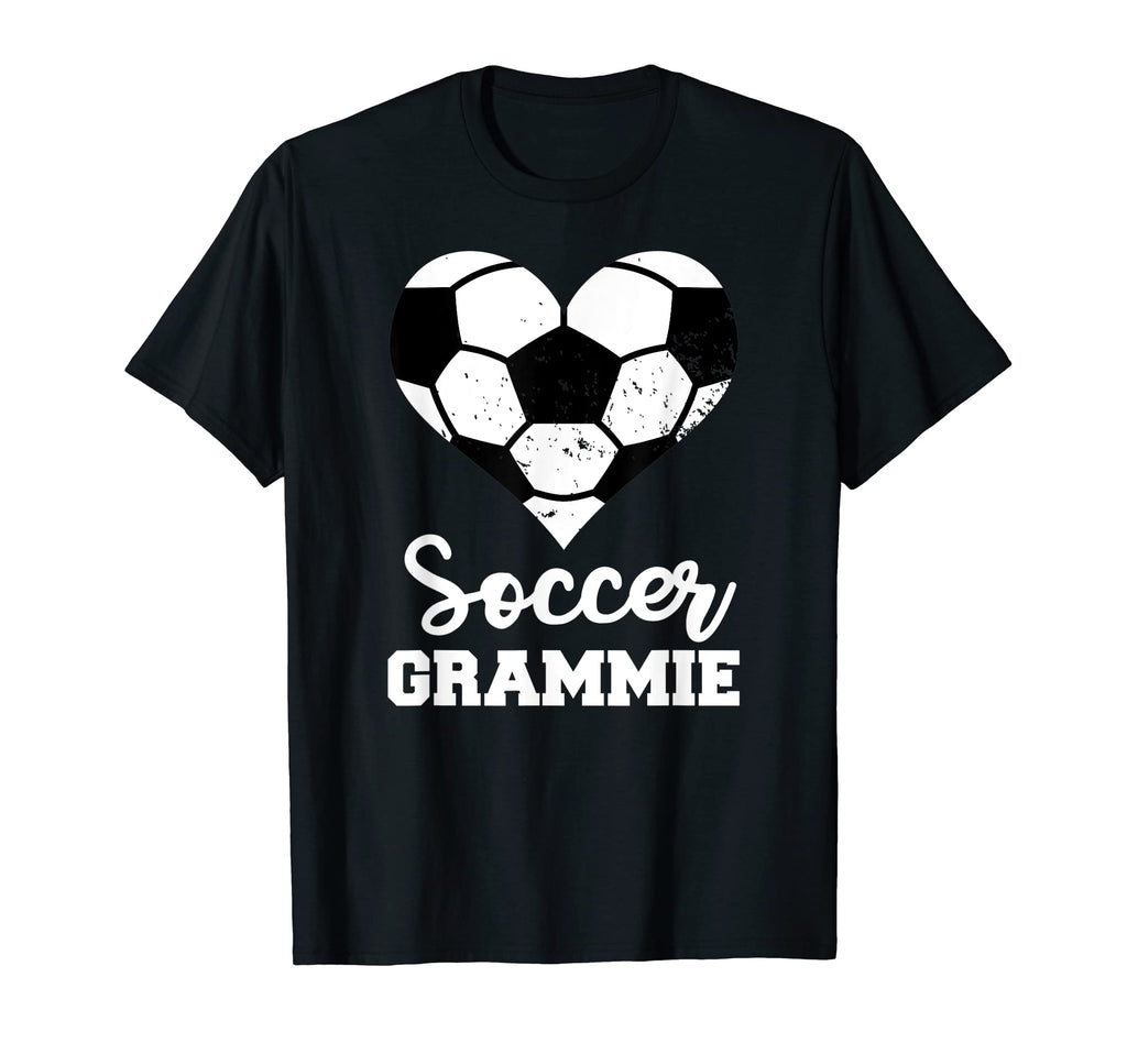 Soccer Grammie Funny Soccer Heart Grandma T-Shirt - Graphic Print Unisex
