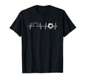 Football Lovers Heartbeat Children T-Shirt - Minimalist Print for Adults