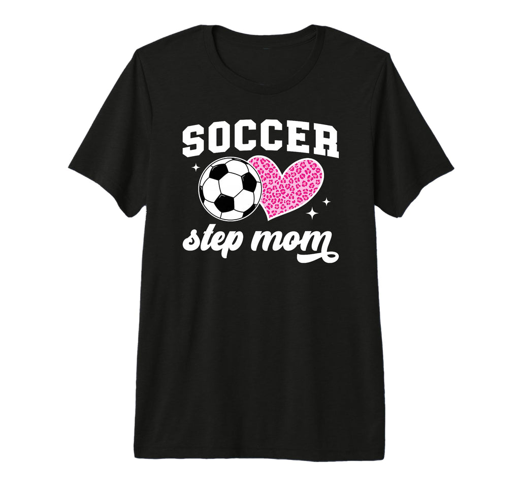 Soccer Step Mom Soccer Player Step T-Shirt - Graphic Print Men Women