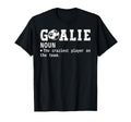 Goalie Goalkeeper Definition T-Shirt - Casual Everyday Wear for Adults