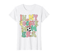 My Soccer Mom Era Groovy Soccer Mom T-Shirt - Minimalist Print Men Women