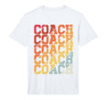 Mens Coach Sport Soccer Basketball T-Shirt - Unique Graphic for Adults