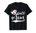 Heart Funny Baseball Soccer Mom Lover T-Shirt - Unique Graphic Men Women