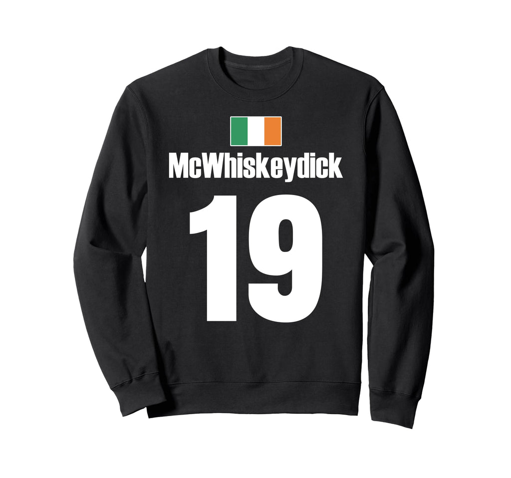 Funny Irish Soccer Jersey St Patricks Sweatshirt - Trendy Graphic Unisex