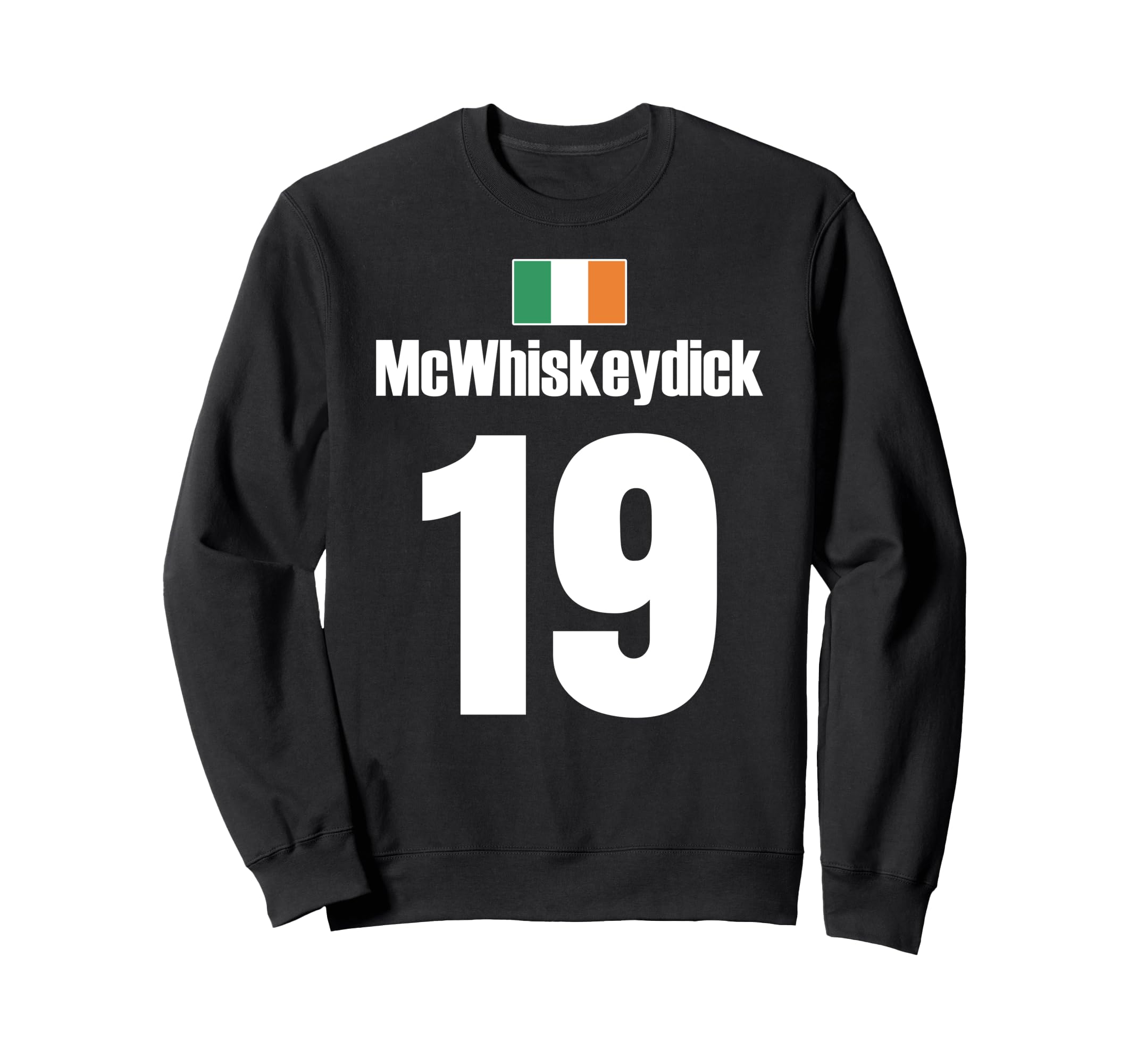 Funny Irish Soccer Jersey St Patricks Sweatshirt - Trendy Graphic Unisex